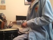 parents in the other room while i'm playing drums 25 12/16