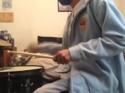 parents in the other room while i'm playing drums 25 16/16