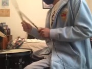 parents in the other room while i'm playing drums 25 4/16