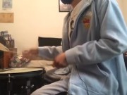 parents in the other room while i'm playing drums 25 6/16