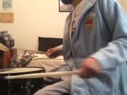 parents in the other room while i'm playing drums 25 9/16