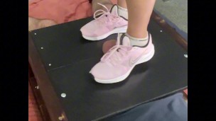 CBT in my pink Nike trainers.