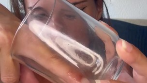 LittleFeet Eats Milky Condom💦🤤