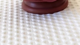 World's best realistic UNCUT dildo (part 2)