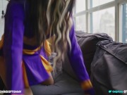 Mila Koi is left smiling after getting a facial from coach 11/16