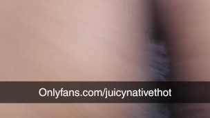 Thick beauty twerks for camera