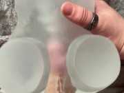 *ASMR MOANING* Trying out my new toy with a huge creampie 14/16