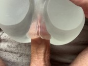 *ASMR MOANING* Trying out my new toy with a huge creampie 15/16