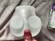 *ASMR MOANING* Trying out my new toy with a huge creampie 2/16