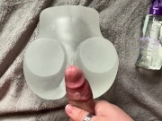 *ASMR MOANING* Trying out my new toy with a huge creampie 3/16