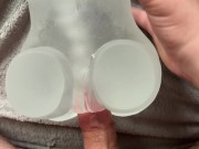 *ASMR MOANING* Trying out my new toy with a huge creampie 6/16