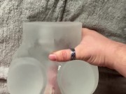 *ASMR MOANING* Trying out my new toy with a huge creampie 9/16