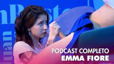 Petite influencer 😮 you won't believe what emma fiore does on Juan Bustos Podcast