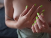 Stepmom caught stepson with a boner! Standing Sex and Creampie 3/16