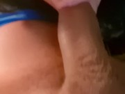 MI PADRASTRO VIENE A DARME LAS BUENAS NOCHES Y TERMINAMOS CON BESOS APASIONADOS SEMEN EN LA BOCA 8/16