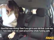 FakeDrivingSchool - Horny busty lady just released from prison seduces her teacher into having sex instead of a lesson 6/16