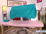 Chubby Girl Sara Star Came For a Massage and Left Creampied 1/16