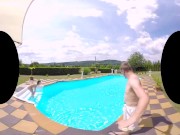 Reality Lovers - Hot Babes Dick Riding by the Pool Compilation! 4/16
