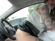 Je baise une MILF sur un parking et elle avale mon sperme - Marty&Wendy 11/16