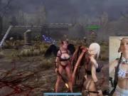 🤍Cute Cow Girl Plays Sexy Succubus Game 🐮 Time To Milk The Enemy And Claim My Prize ⚔️😈 4/16