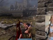 🤍Cute Cow Girl Plays Sexy Succubus Game 🐮 Time To Milk The Enemy And Claim My Prize ⚔️😈 9/16