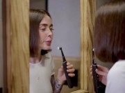 Tender and sensitive sex with a beauty with a big juicy ass 1/16