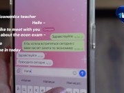 A student mistook the door and was fucked by a stranger for credit - Valeria Sladkih 1/16