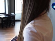 A student mistook the door and was fucked by a stranger for credit - Valeria Sladkih 2/16