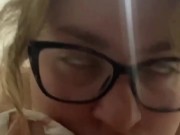 SHY NERDY COLLEGE GIRL FILMING HERSELF WHILE BBC STRETCHING HER TIGHT PUSSY AND ASSHOLE 14/16