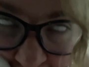 SHY NERDY COLLEGE GIRL FILMING HERSELF WHILE BBC STRETCHING HER TIGHT PUSSY AND ASSHOLE 9/16