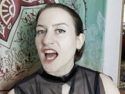 Femdom Mistress Bites Her Slave - Biting Domina 7/16