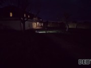 DEBT4k. Juicy for Janitor. Hot sex with Fibi Euro 2/16