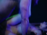 LUCIDFLIX Skinny brunette Molly Little gets taken on a galactic journey through space 16/16