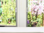 Perfect huge natural tits on this returnee having harder orgasms then last time! 2/16