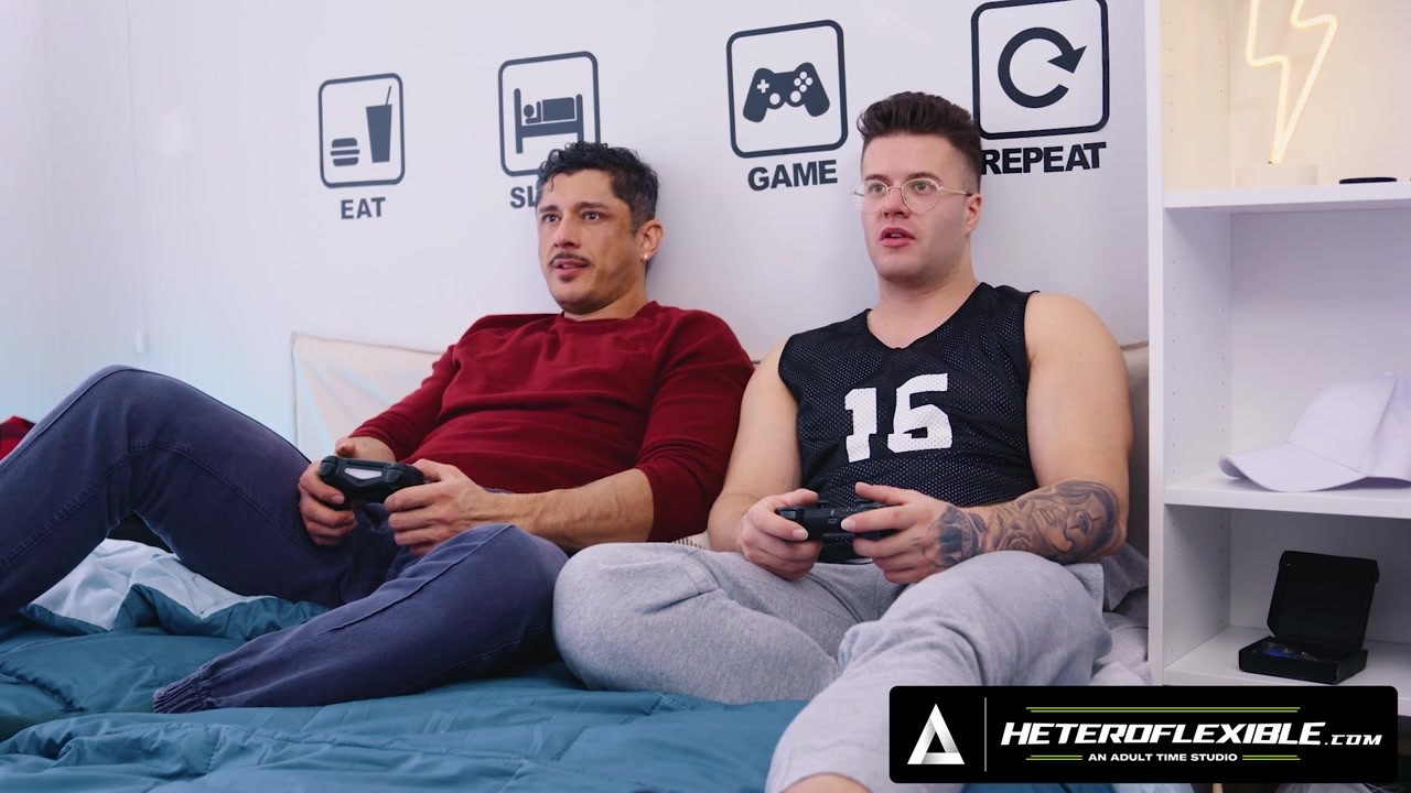 HETEROFLEXIBLE - Rocky Vallarta Is Visited By Neighbor Clark Delgaty, Ends Up Getting ANAL CREAMPIED - Free Sex Video - RedTube