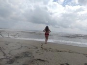 On the beach an unknown girl sucks my cock. IN PUBLIC 16/16