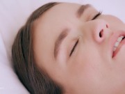 ULTRAFILMS Gorgeous French model Ariana Cortez taking care of her sexual needs on the bed 9/16