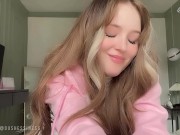 Busty classmate invites u to show how she cums! Cute little slut 1/16