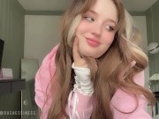 Busty classmate invites u to show how she cums! Cute little slut 2/16