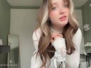 Busty classmate invites u to show how she cums! Cute little slut 7/16