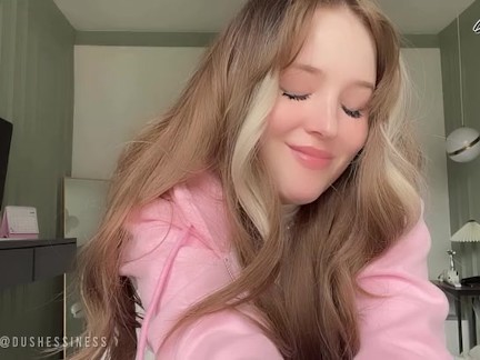 Busty classmate invites u to show how she cums! Cute little slut