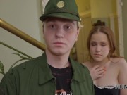 HUNT4K. Cuckold Honor Guard. Hot sex with Nicole Murkovski 4/16