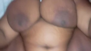 BBW Bunny tied up and fucked by WolfyD/ squirt fountain/ pee/Mommy milkers/ bondage