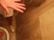 NAUGHTY COUPLE GETS CAUGHT FUCKING IN THE PUBLIC TOILET AT THE MALL 1/16