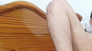 Masturbación masculina más orgasmo .. leche encima