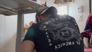 Self fisting before I piss on floor