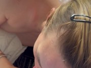 like every day he comes to cum on my leggings 8/16