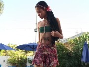 Teen footjob makes giant cock cum on the feet 2/16