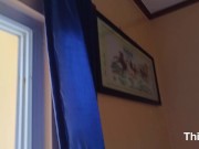 Teen footjob makes giant cock cum on the feet 7/16