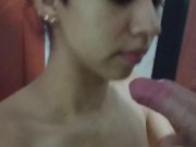 Shy college student 18 year old with a big ass doesn't go to class and goes to her boyfriend's house 5/16